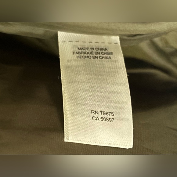 {Lucky Brand} army green puffer jacket women's size M - Picture 6 of 9